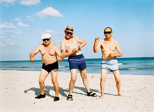 3 dudes on a beach