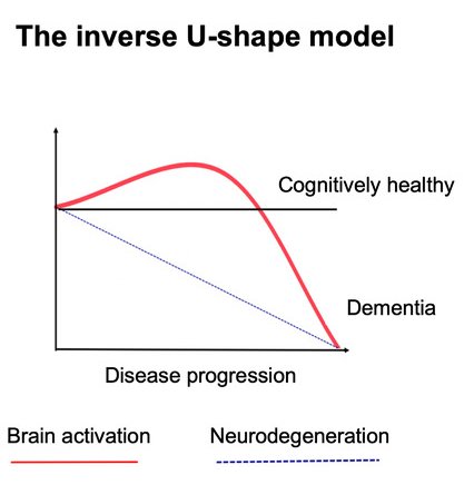 activation and neurodegeneration inverse u shape model