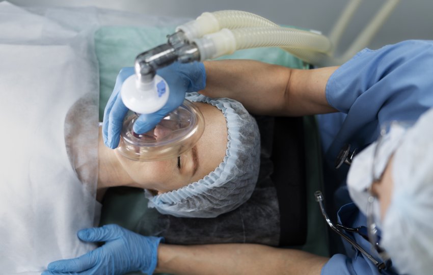 anesthesia oxygen mask 