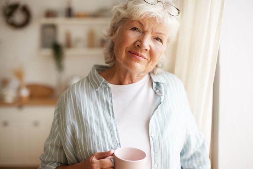 grandma with cup 