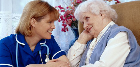 caregiver e paziente